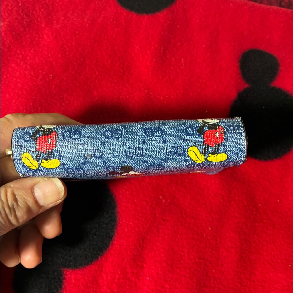 Disney Mickey Mouse Blue Wallet - Picture 3 of 4
